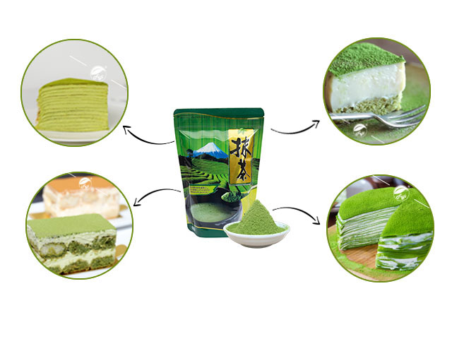 Cách làm bánh với bột matcha trà xanh